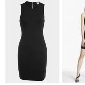 Devlin Zipper T-back Bodycon Dress